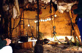 Inside of Yurta